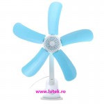 Ventilator de birou cu 5 pale si suport cleste ( 5PC-590A), www.lutek.ro